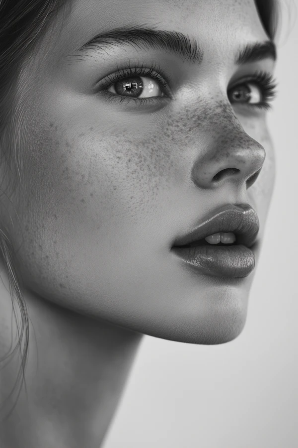 Black-and-White Portrait
