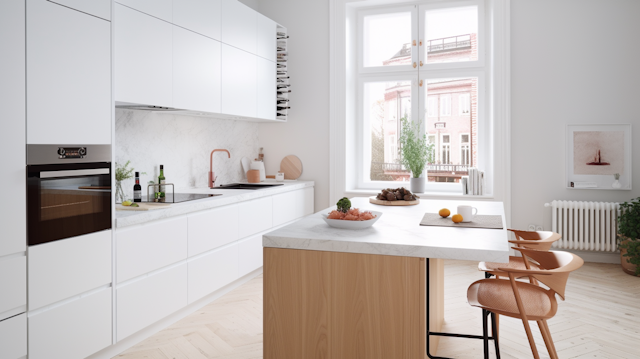 Modern Minimalist Kitchen Interior