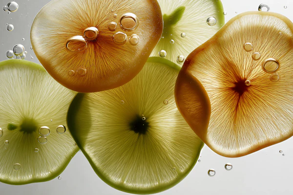 Illuminated Fruit Slices