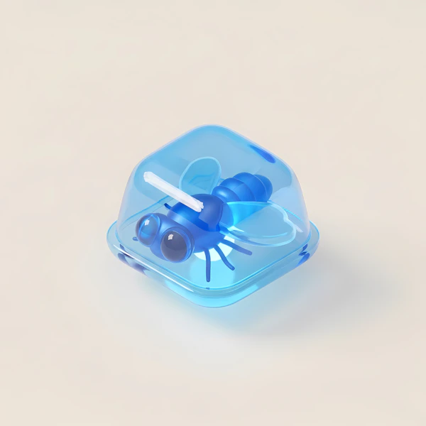 Blue Insect in Dome