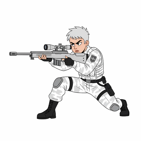 Tactical Sniper Pose