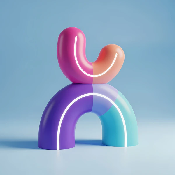 Abstract Gradient Sculpture