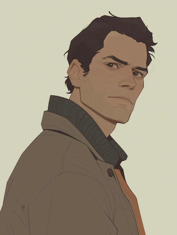 Stylized Portrait of a Man