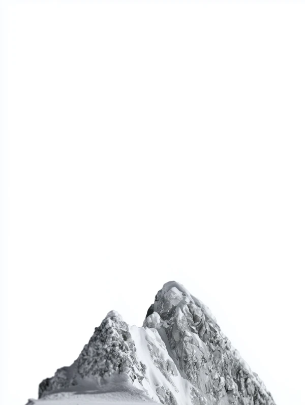 Snowy Mountain Peak