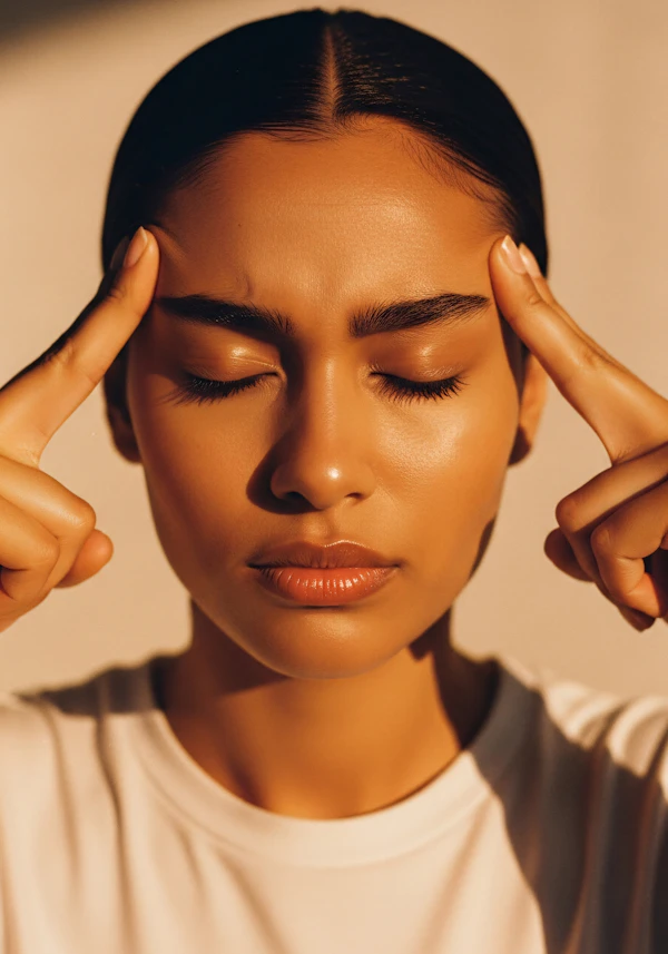 Serene Portrait Close-Up