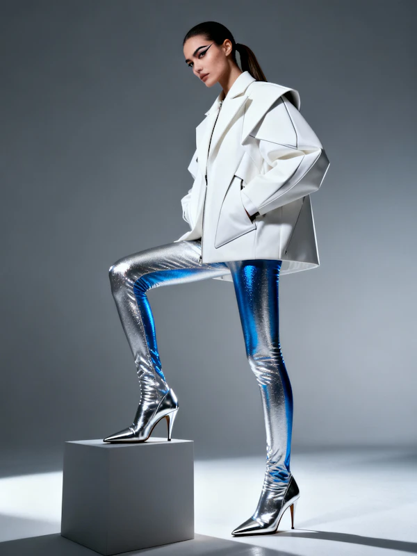 Futuristic Fashion Pose