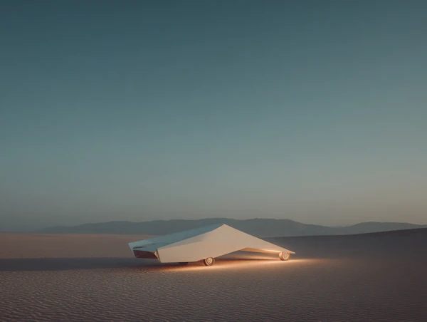 Futuristic Desert Vehicle