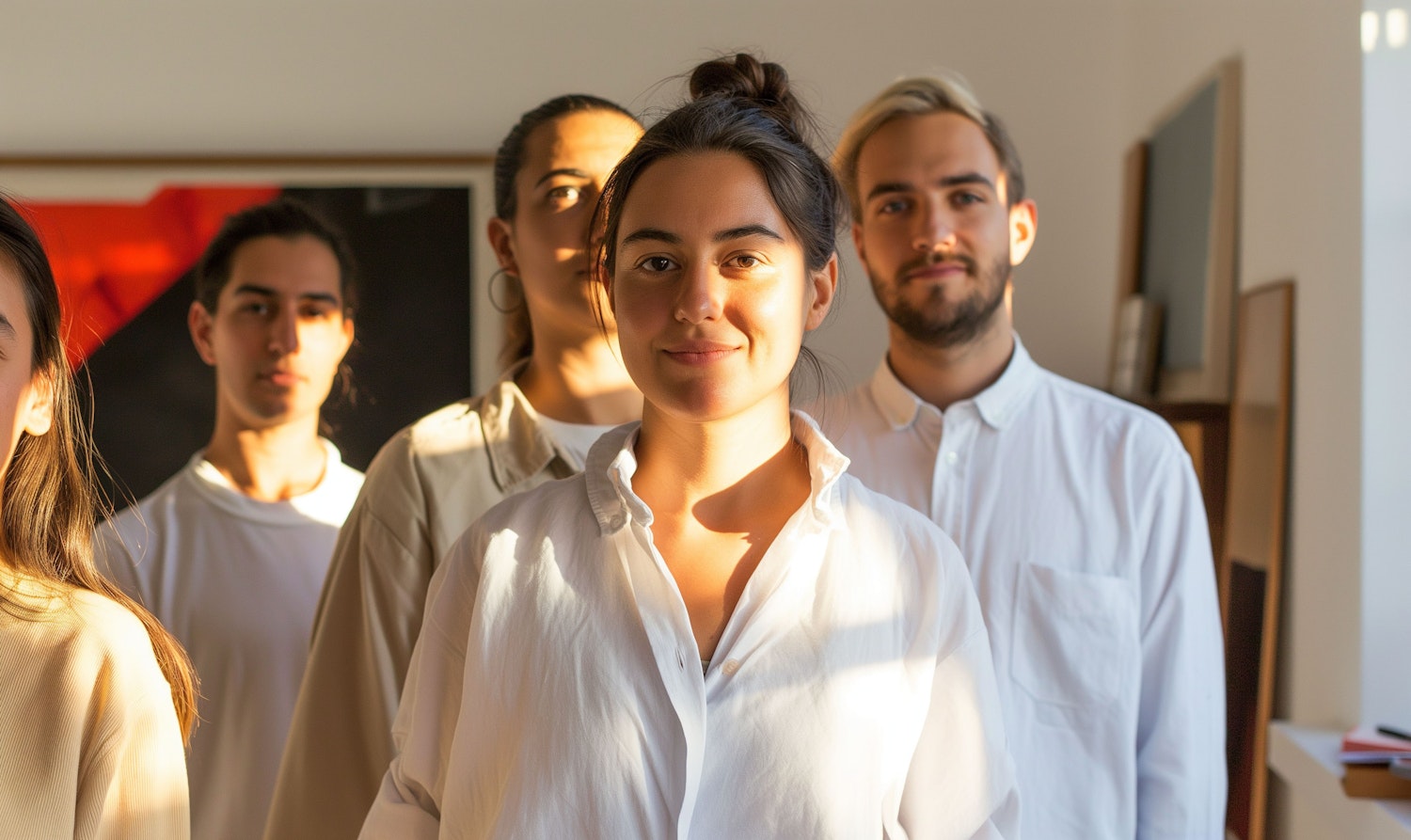 Group of Young Adults in Smart Casual