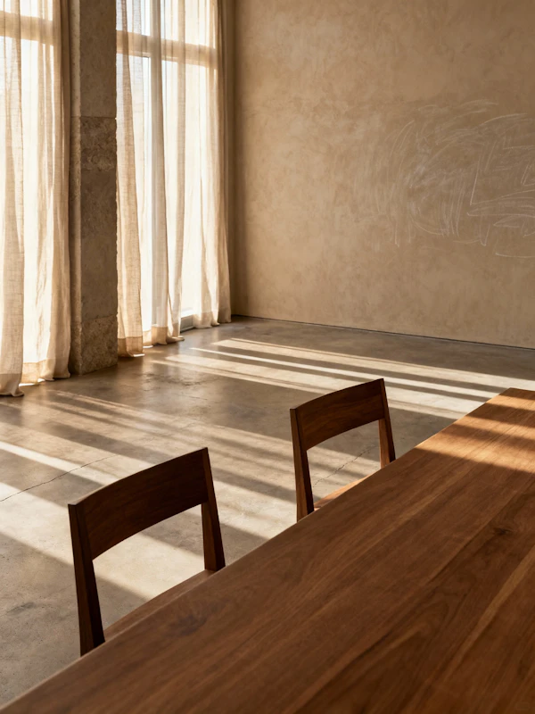 Sunlit Minimalist Room