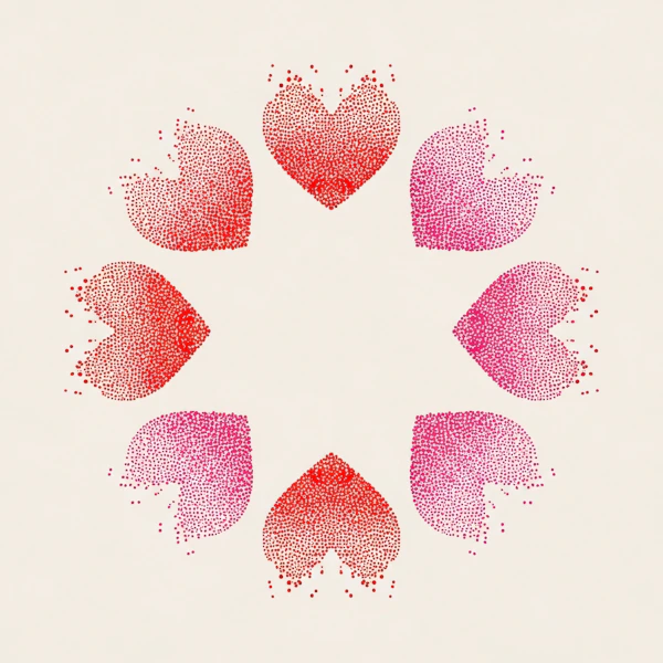 Colorful Heart Pattern