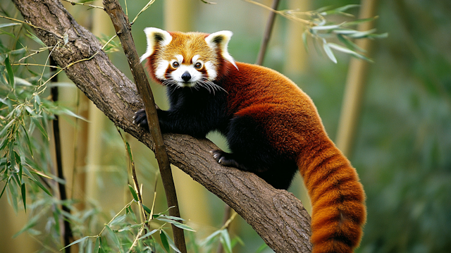 Red Panda in Tree