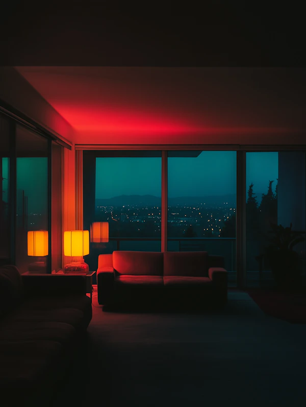 Moody Living Room Scene