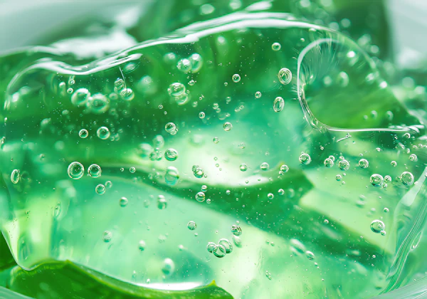 Green Gel Close-Up