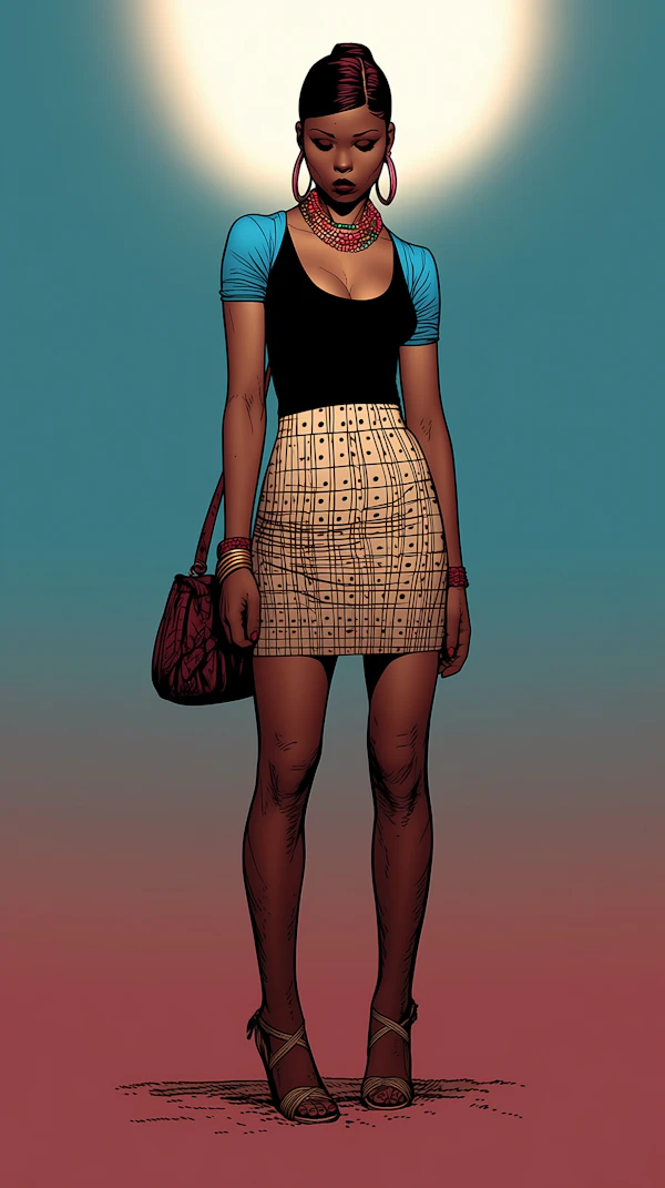 Stylized Woman Portrait