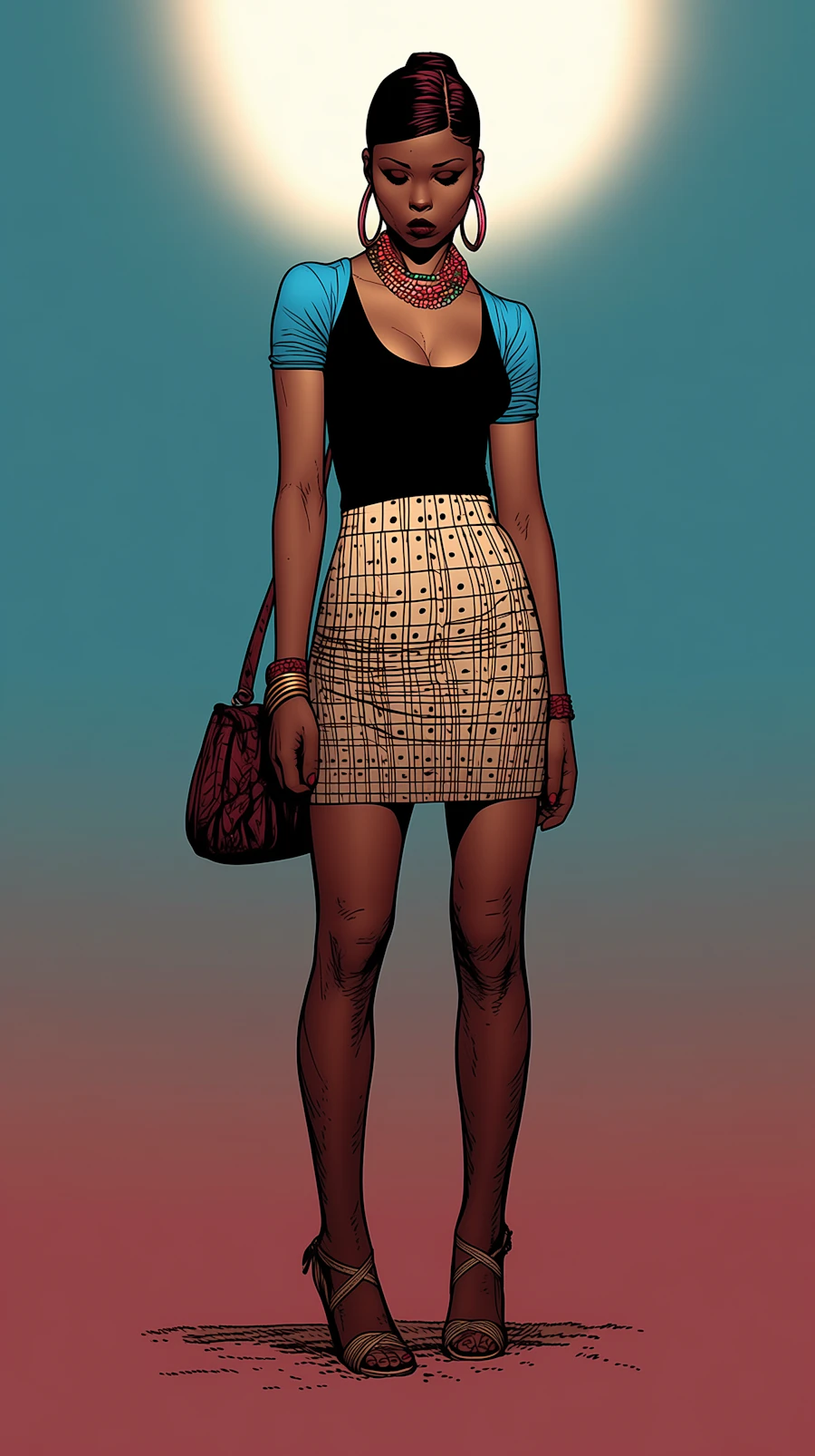 Stylized Woman Portrait