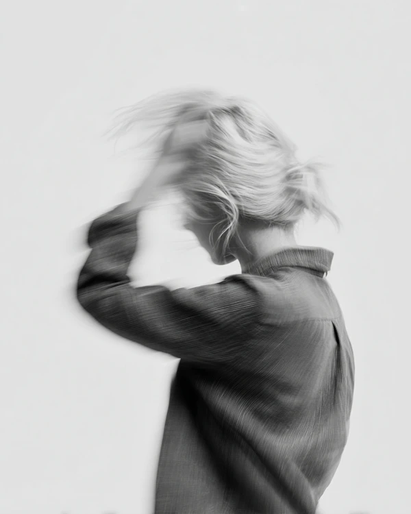 Monochromatic Motion Portrait
