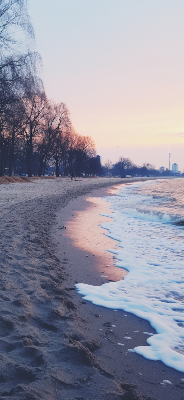 Tranquil Dawn Beachscape