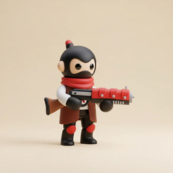 Stylized Toy Figure