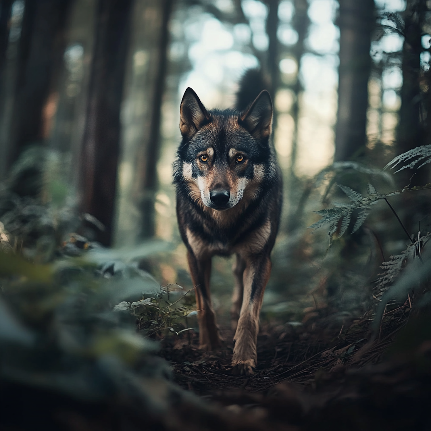 Wolf in Forest