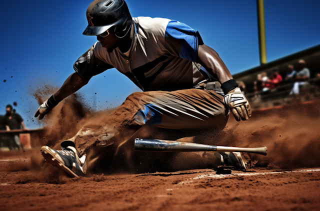 Determination in the Diamond: A Baseball Slide