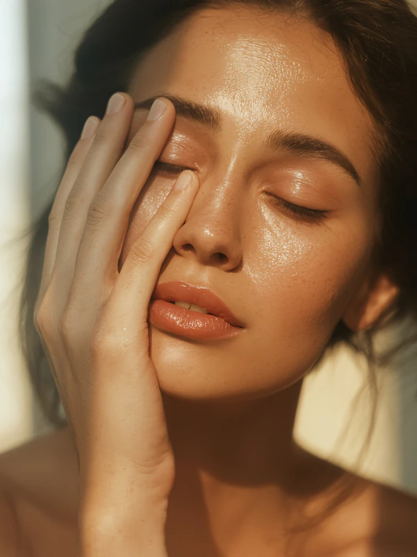 Serene Portrait Close-Up