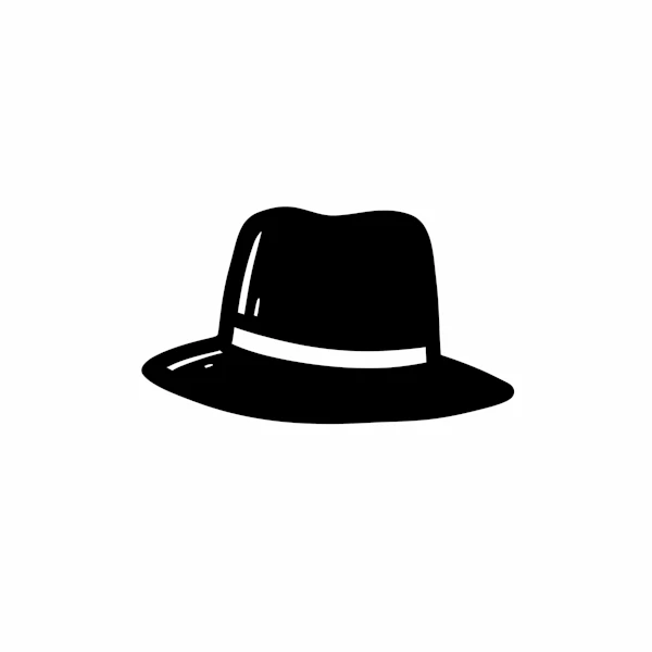 Minimalist Fedora Art