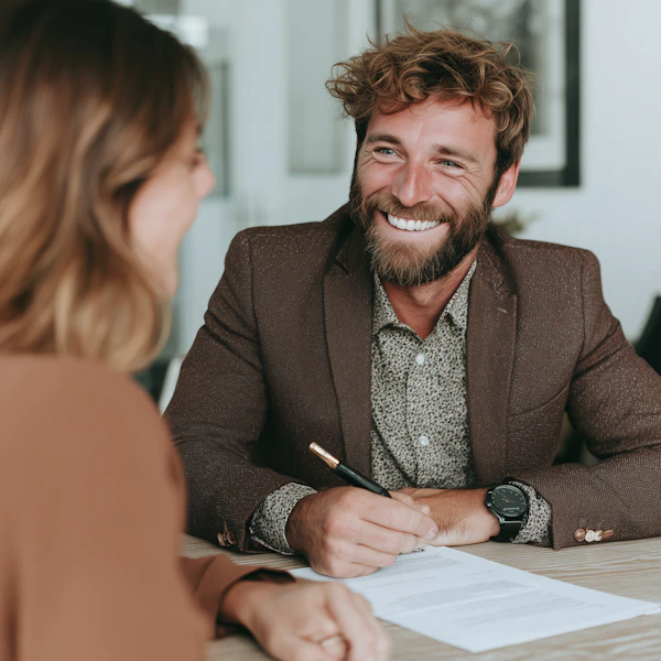 Man in Office Setting