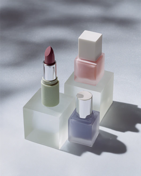 Minimalist Cosmetics Display