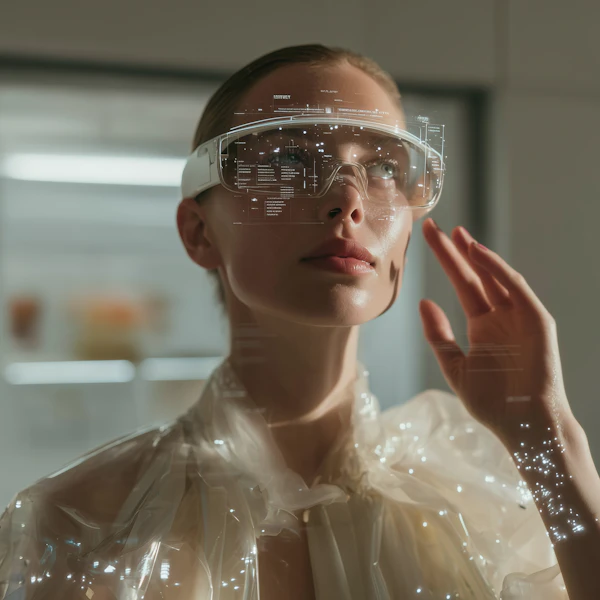 Futuristic AR Glasses