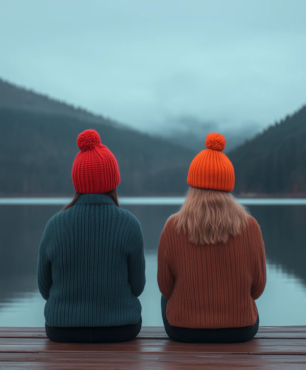 Serene Lake Companionship