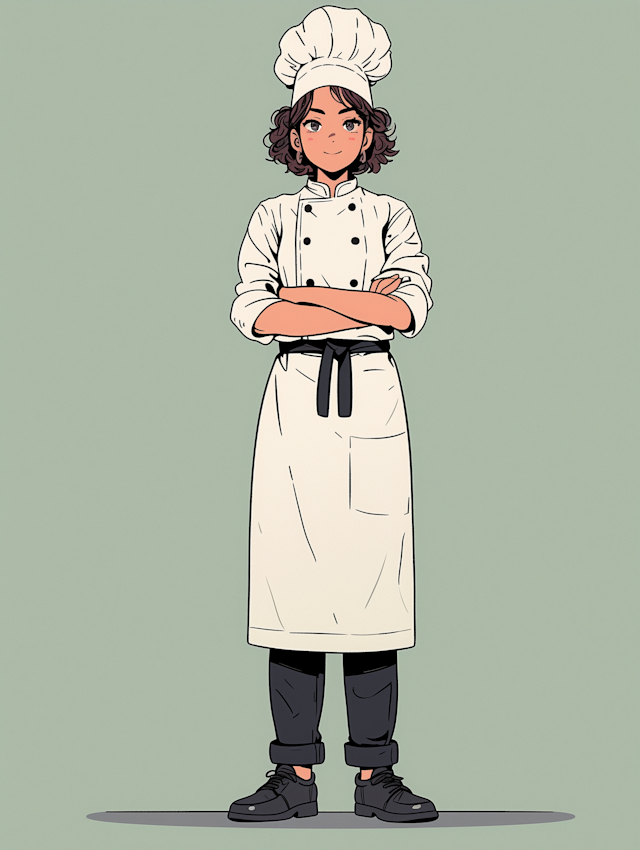 Confident Young Chef