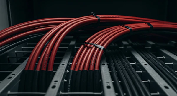 Organized Red Cables