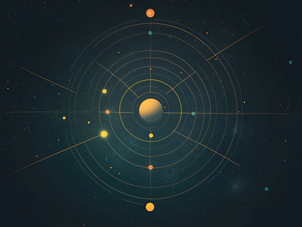 Stylized Solar System