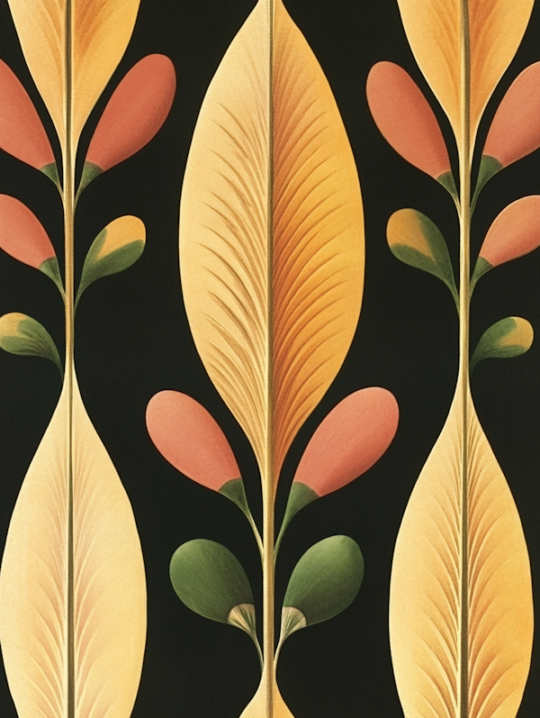 Stylized Leaves Pattern