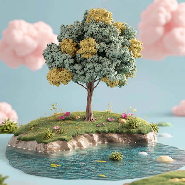 Miniature Island Serenity