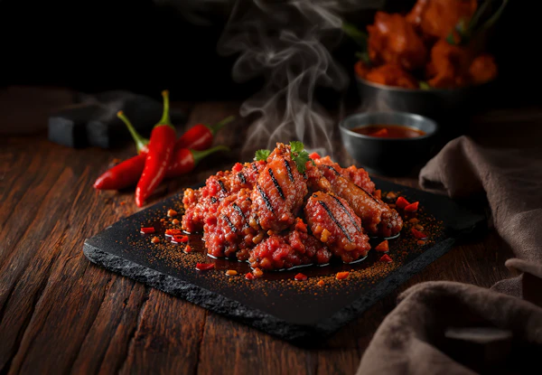 Spicy Grilled Chicken Wings