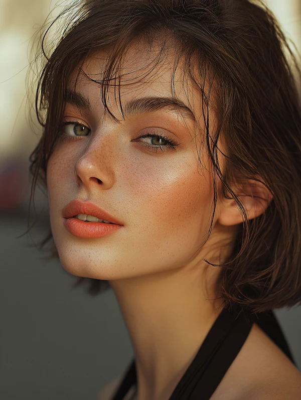Freckled Beauty Portrait
