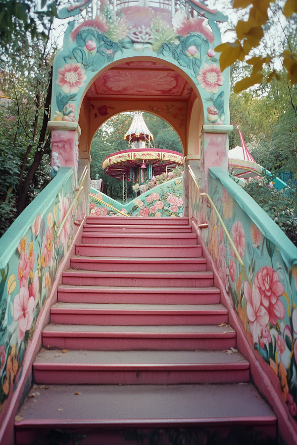 Whimsical Staircase to Enchantment