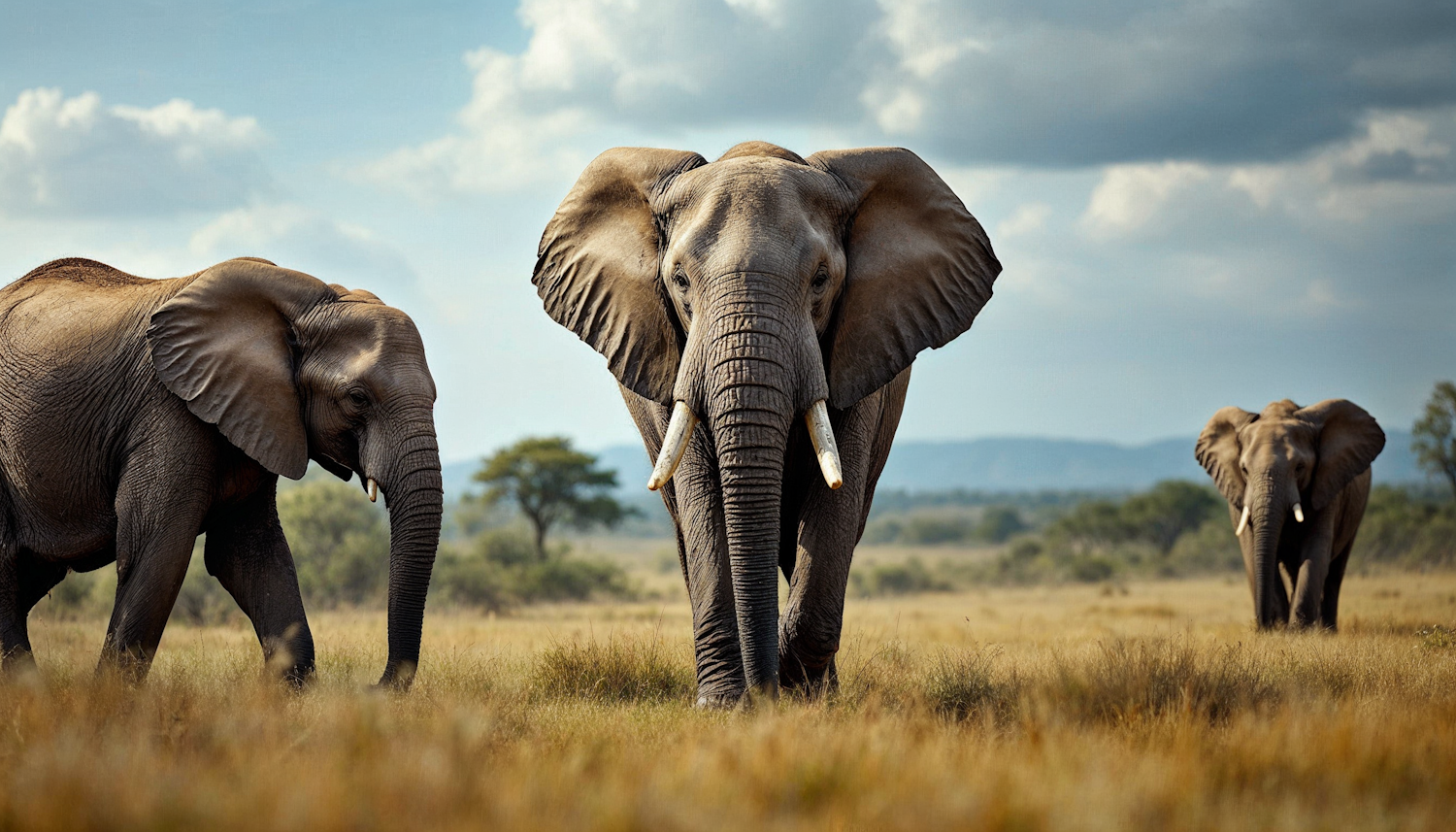 Elephants on the Savanna