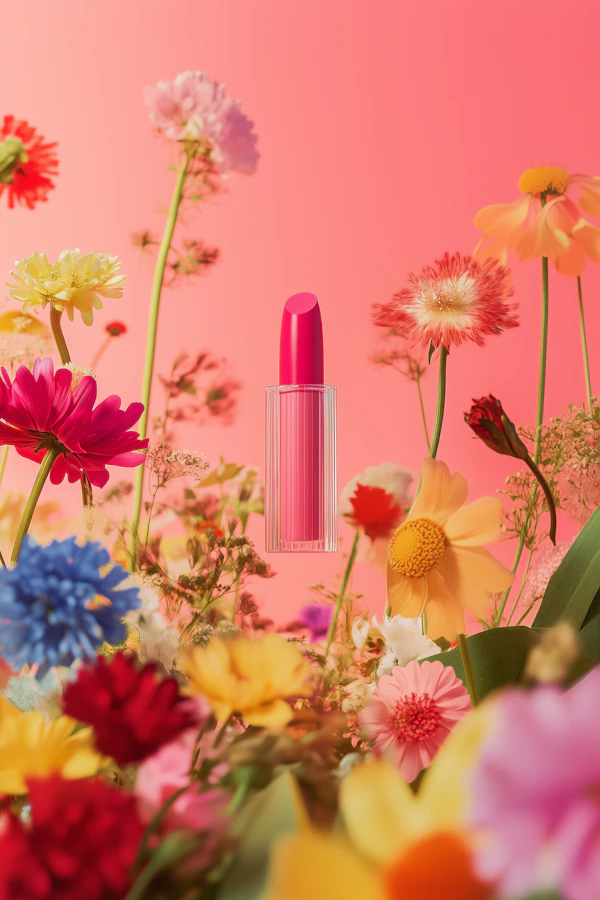 Lipstick in Floral Display