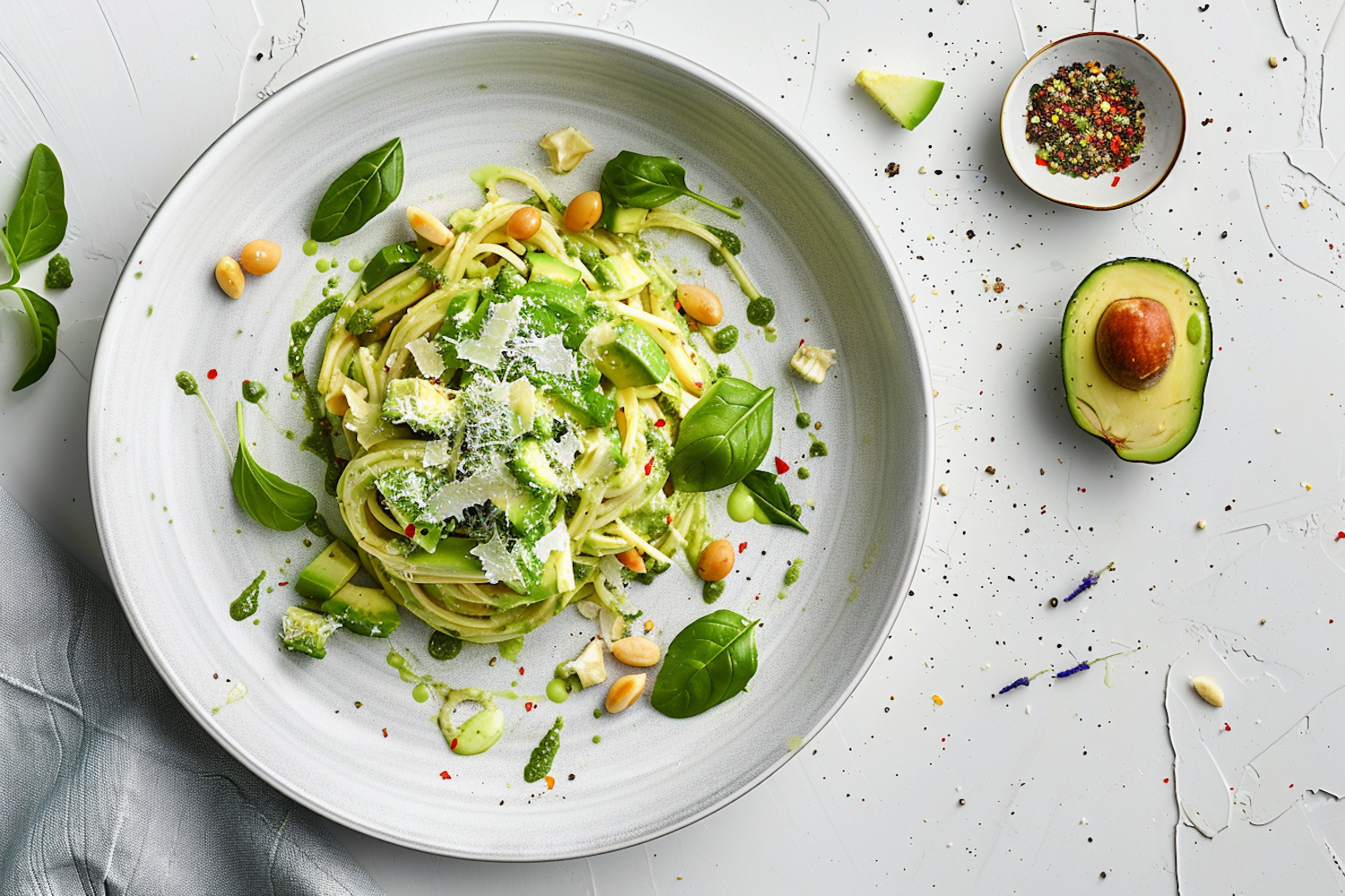 Gourmet Zucchini Noodles with Pesto