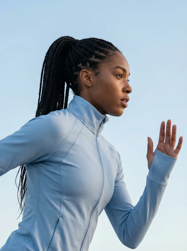 Focused Runner Outdoors