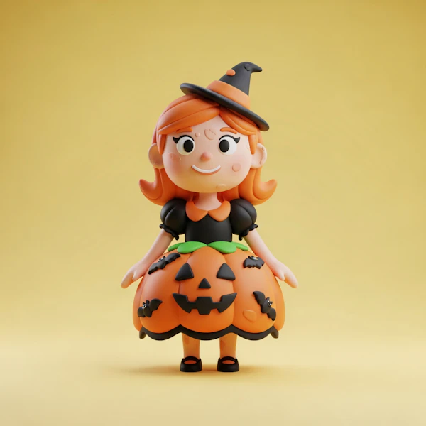 Halloween Cartoon Character