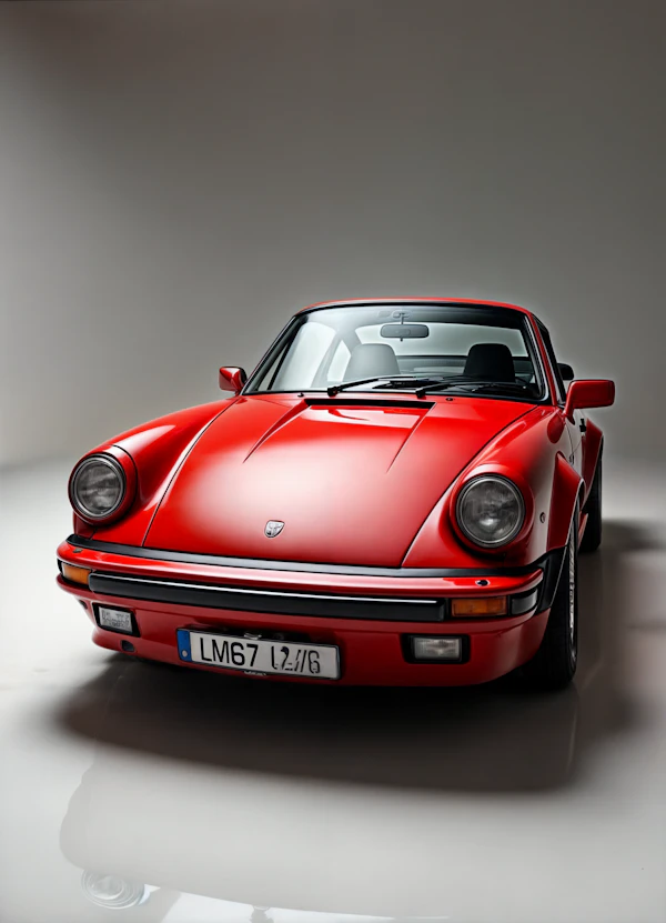 Red Classic Sports Car