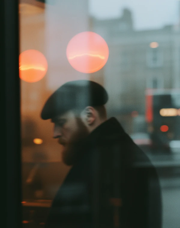 Contemplative Urban Scene