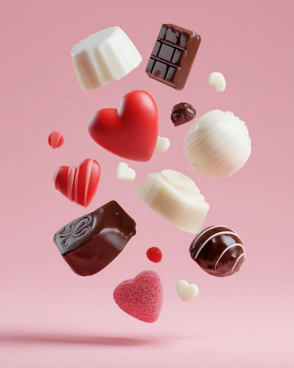 Chocolates and Hearts
