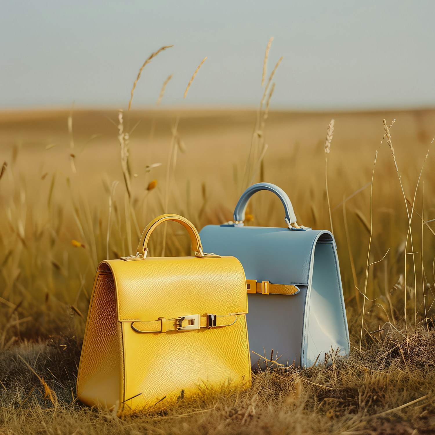 Elegant Handbags in Nature