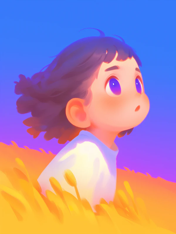 Dreamy Child Portrait