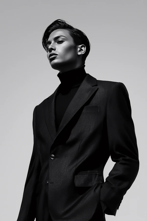 Modern Monochrome Portrait