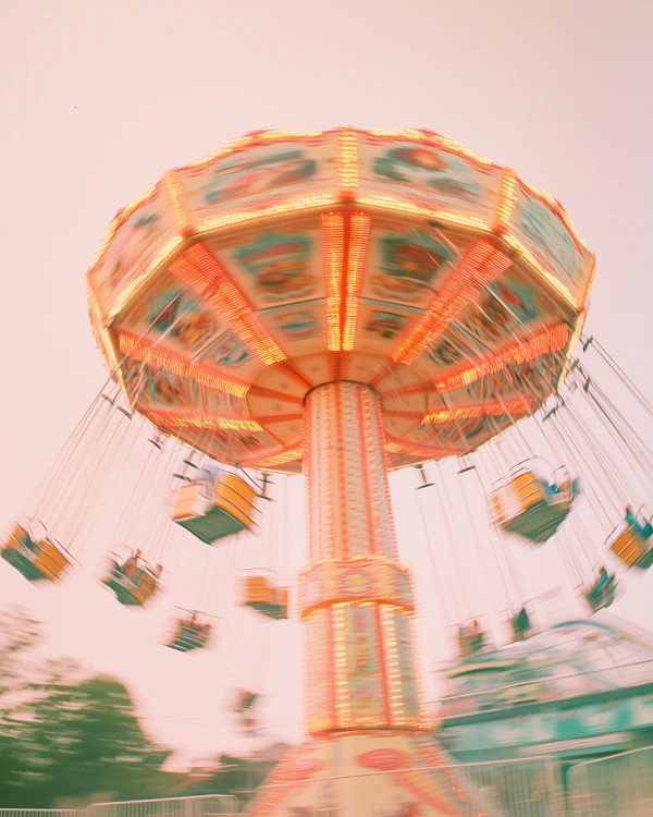 Amusement Park Swing Ride